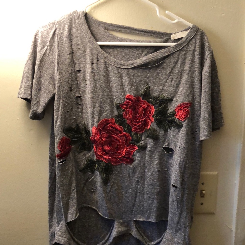 Distressed tee